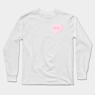 Cute Candy Heart Long Sleeve T-Shirt